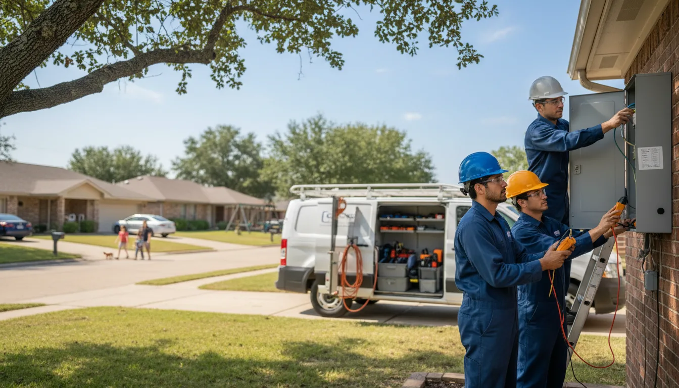 Certified electrician providing emergency electrical services in Teutopolis, IL